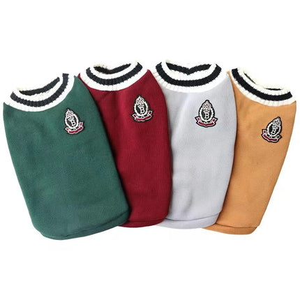 Solid Winter Pet Sweater