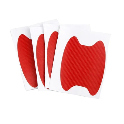 Carbon Fiber Door Handle Protective Stickers