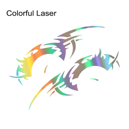 Flame Pattern Car Decal