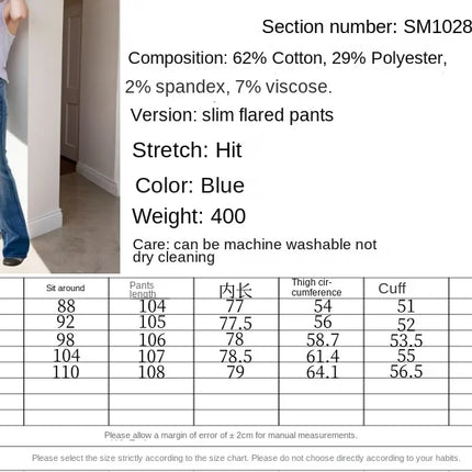 High-Waist Flared Jeans