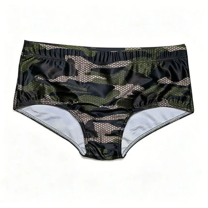 Men's Camouflage Print Swim Trunks