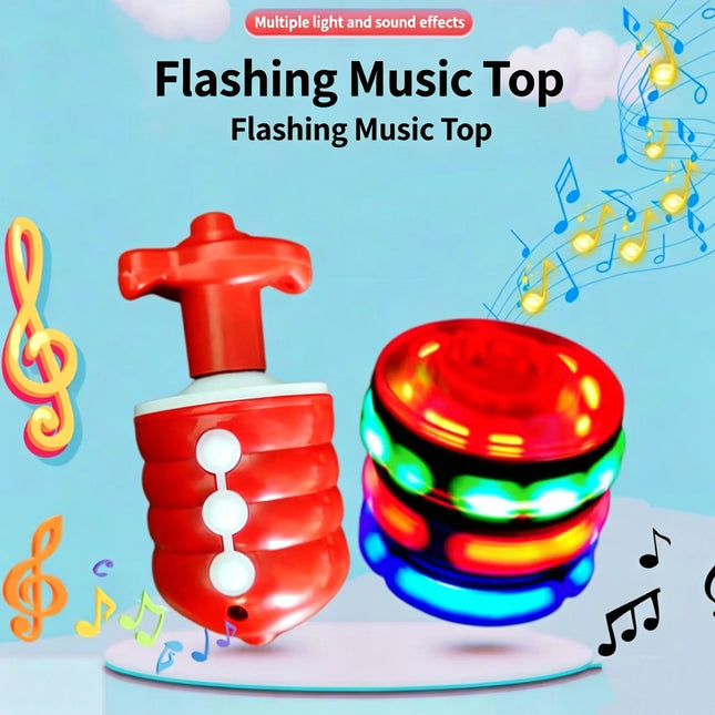 Electric Spinning Gyro Toy with LED Lights