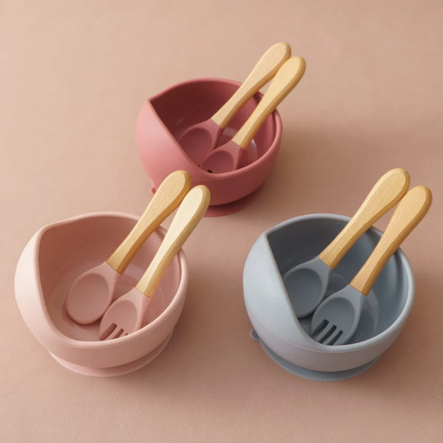 3-Piece Baby Feeding Bowl Set