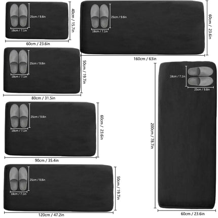 Thick Flannel Kitchen Floor Mat