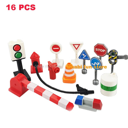 Large Building Block Train Set