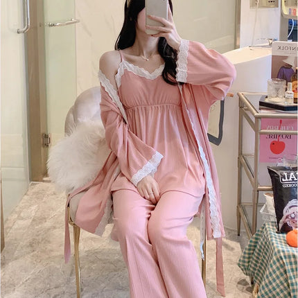 3-Piece Maternity Nursing Pajama Set