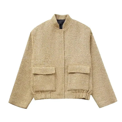 Women's Gold Sequin Jacket