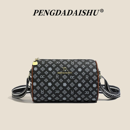 Alphabet Print Shoulder Bag