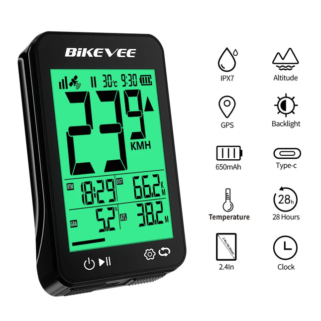 Wireless GPS Bike Computer