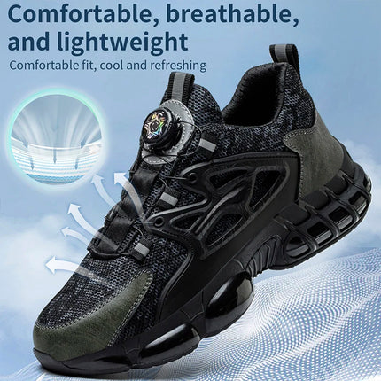 Men's Steel Toe Air Cushion Safety Sneakers