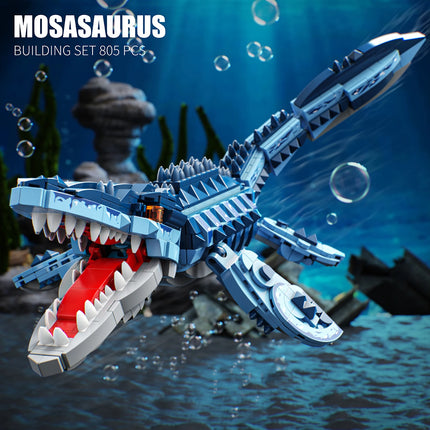 Mosasaurus Dinosaur Building Block Set