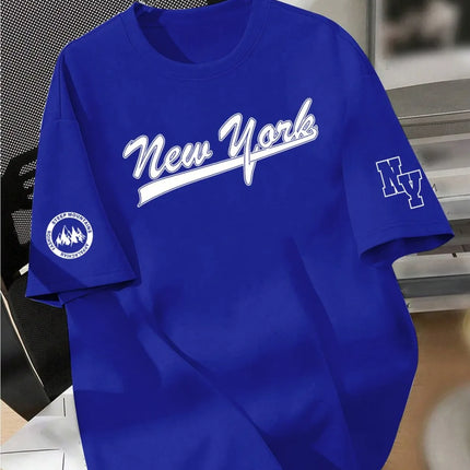 Men's Letter Print Casual T-Shirt
