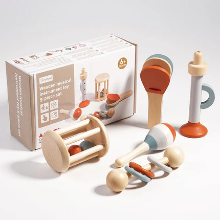 Baby Wooden Handbell Toy