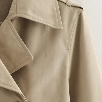Women's Cropped Trench Jacket
