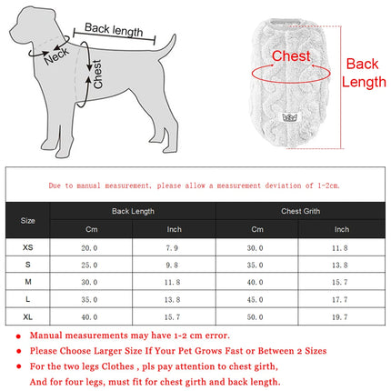 Warm Fleece Pet Sweater