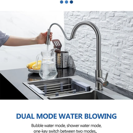 Flexible Pull-Out Kitchen Faucet