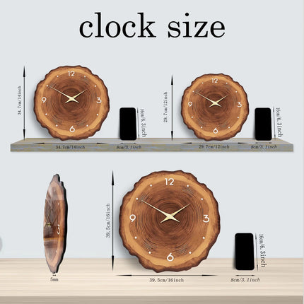 Wooden Ring Wall Clock