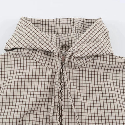 Women's Plaid Hooded Jacket