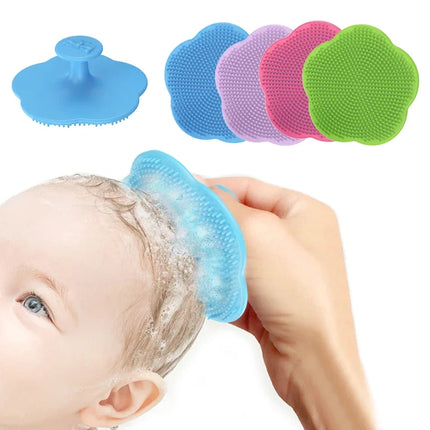 Baby Silicone Scalp Massage Brush Set