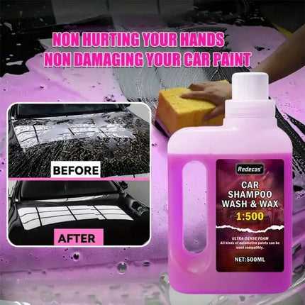 Pink Foam Car Wash Soap