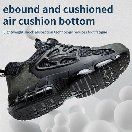 Men's Steel Toe Air Cushion Safety Sneakers