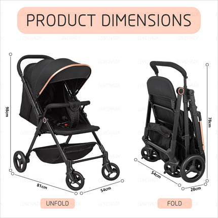 Ultralight Reversible Baby Stroller