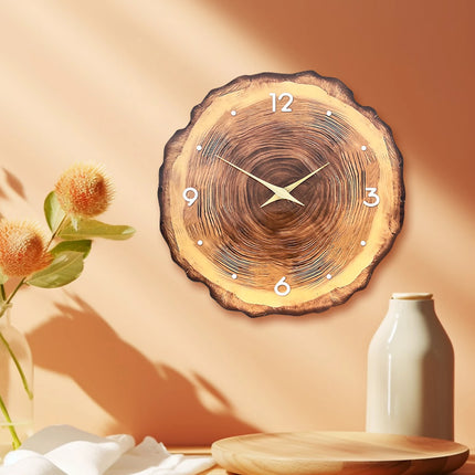 Wooden Ring Wall Clock