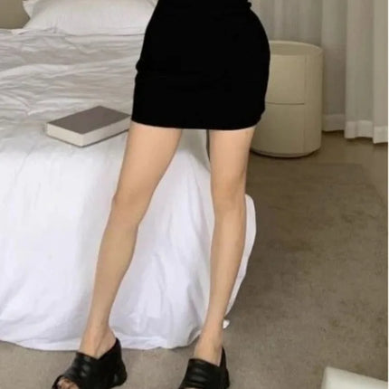 Elegant Hollow Strapless Dress