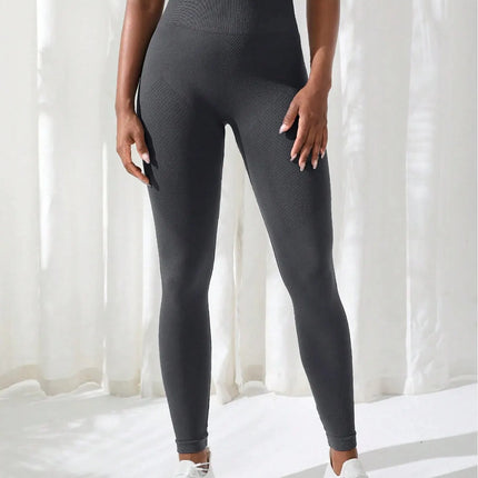 High-Waist Seamless Yoga Leggings