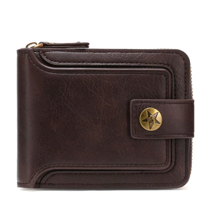 Vintage Trifold PU Wallet