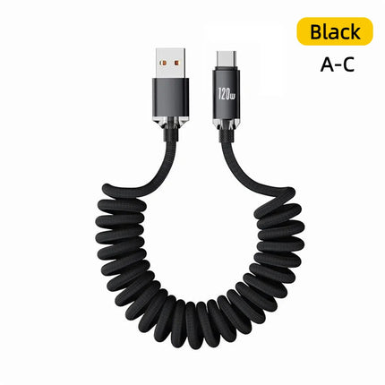 120W Retractable USB-C Cable