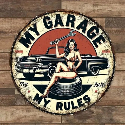 Antique Route Outdoor Wall Decor
