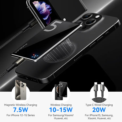 5000mAh Magnetic Wireless Power Bank