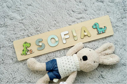 Puzzle Board Wooden Names