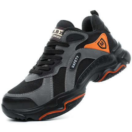 Men's Lightweight Breathable Steel Toe Safety Shoes
