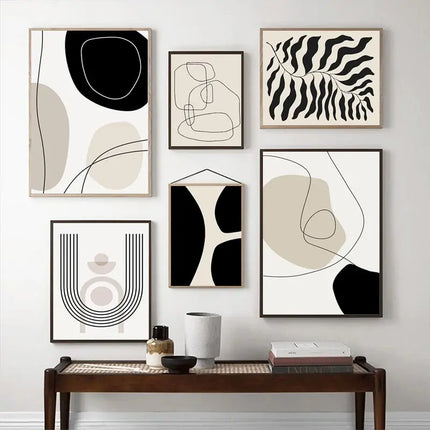 Abstract Boho Geometric Wall Art