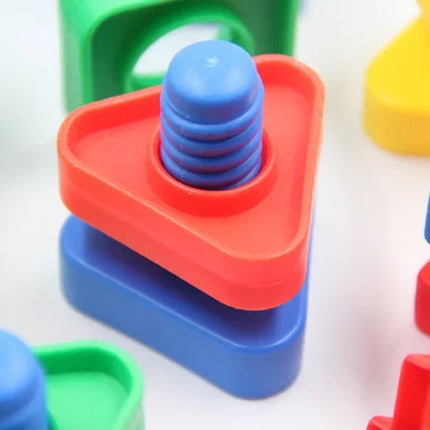 Nut-Shaped Matching Building Block Set