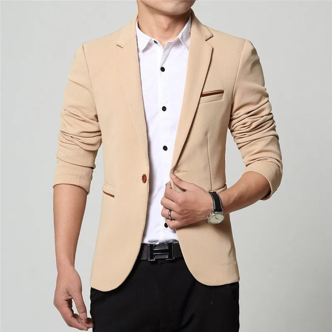 Men’s Slim Fit Blazer Jacket