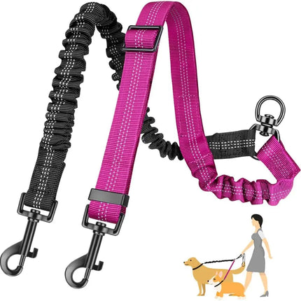 Dual Dog Leash Attachment