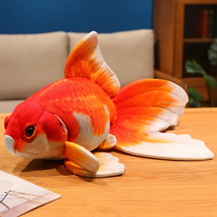 Lucky Koi Goldfish Plush Pillow