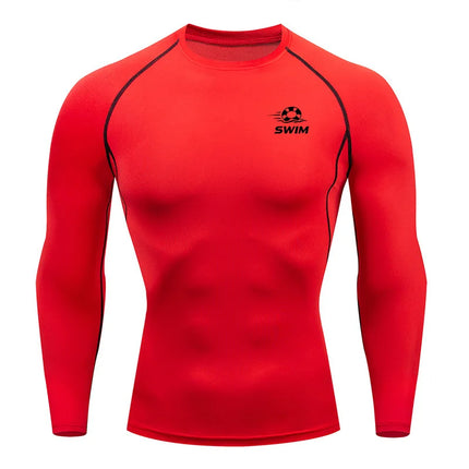Men's Long-Sleeve Rash Guard Shirt