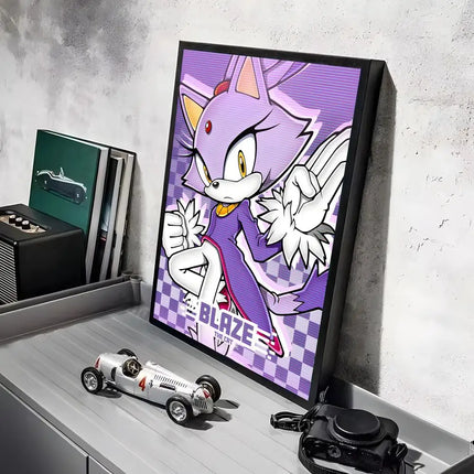 Sonic Anime Wall Poster