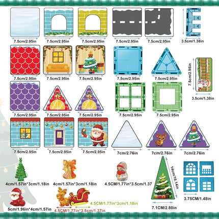 Magnetic Window Building Block Set