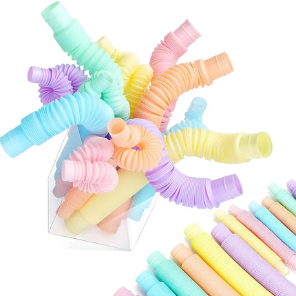 4-Pack Mini Pop Tube Fidget Toys