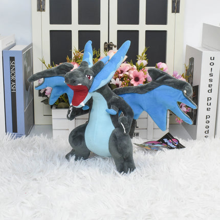 Charizard X Plush Toy – 22 cm