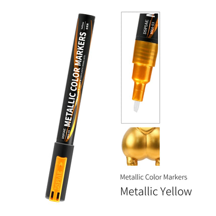 12-Piece Metallic Marker Pen Set