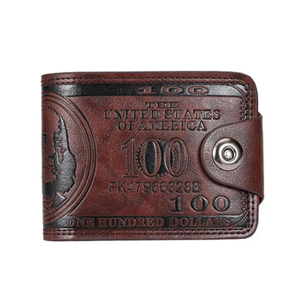 Vintage Pattern Leather Wallet