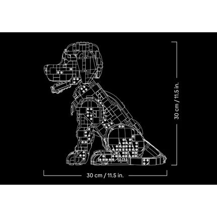 Golden Retriever Puppy Building Blocks Model Set
