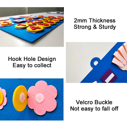 Felt Finger Counting and Number Learning Toy for Kids
