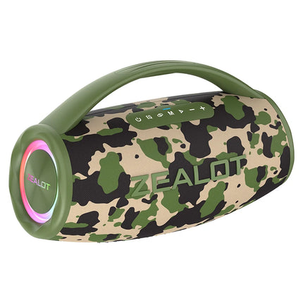 80W Portable Bluetooth Speaker with RGB Lights